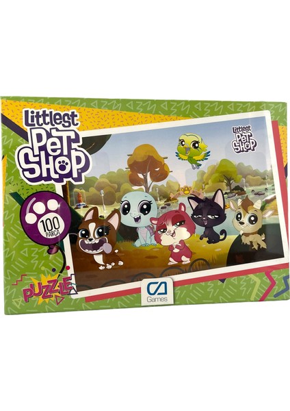 Minişler Puzzle Yapboz Seti 100 Parça Littlest Pet Shop Oyuncak