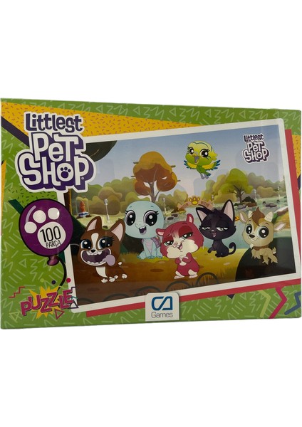 Minişler Puzzle Yapboz Seti 100 Parça Littlest Pet Shop Oyuncak