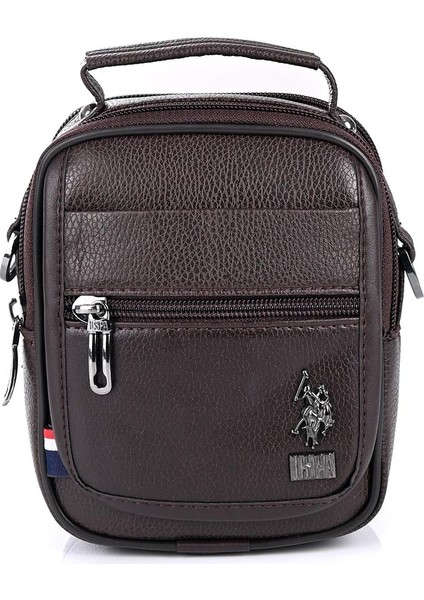 U.S. Polo Assn. 8416 Erkek Evrak Çantası Kahverengi