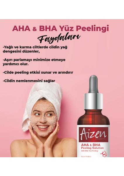 Cosmetic Aha Bha Yüz Peeling modelleri