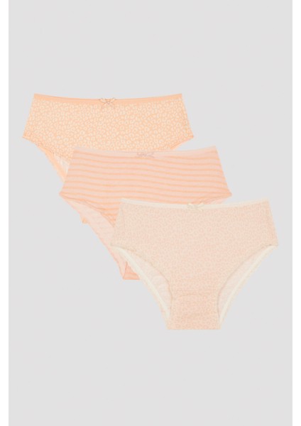 Çok Renkli Kız Çocuk G. Pretty Frill 3lü Külot