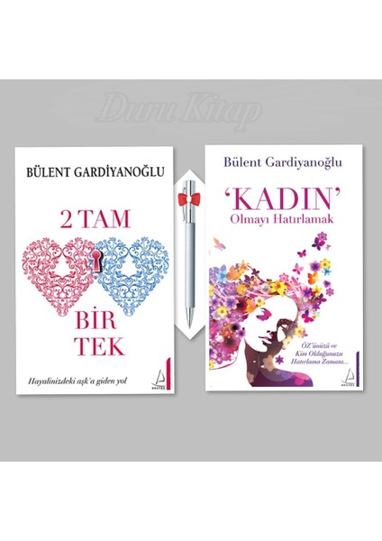 2 Tam Bir Tek - Kadın Olmayı Hatırlamak - 2 Kitap - Bülent Gardiyanoğlu + Caprice Kalem