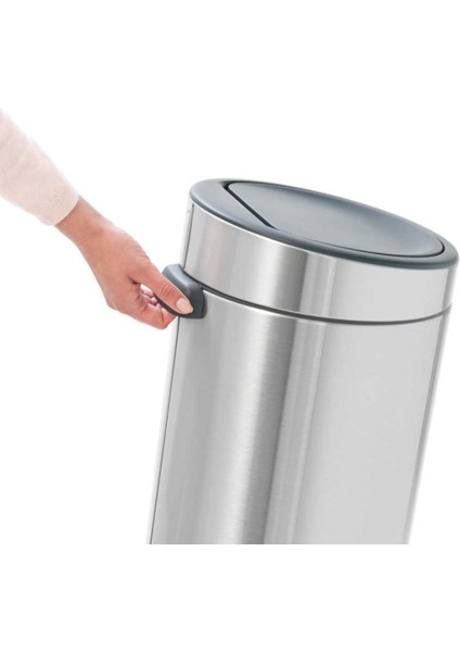 Dokunmatik Çöp Kovası Paslanmaz Çelik Brabantia Fpp Matt Steel New 10 Yıl Garantili 30 Lt. Parmak Izi Bırakmayan Çöp Kovası indirimleri