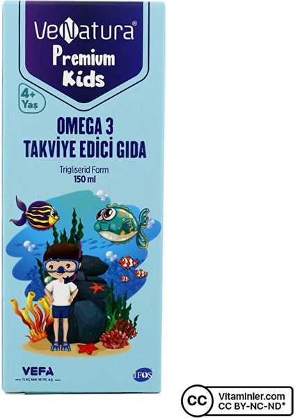 Premium Kids Omega 3 Şurup 150 Ml