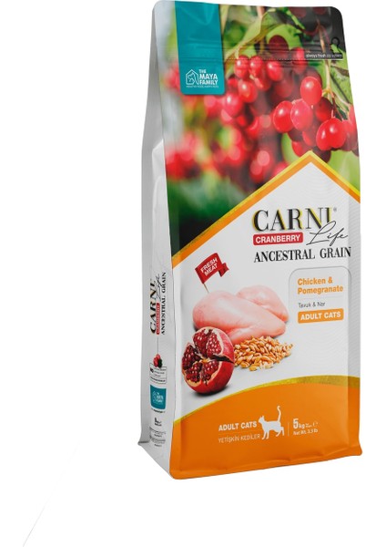 Carni Life Carni Cat Adult Tavuk/narlı Kedi Maması 5 kg