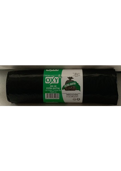 Professional Extra Battal 300 gr 75 x 90 cm Çöp Torbası 10'lu 20 Rulo