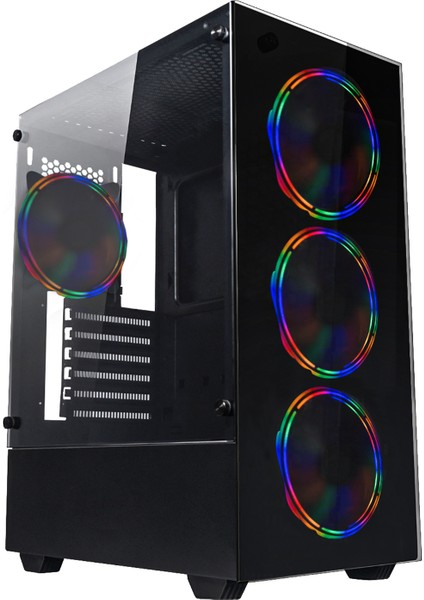 Gamecase Tropicano 4x120 mm Rainbow Fanlı Oyuncu Kasası - 8307