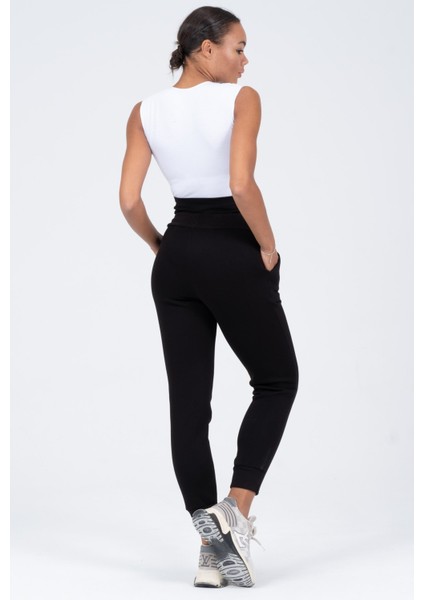 Hamile Esnek Karın Bantlı Termal Eşofman Altı Siyah fırsatları