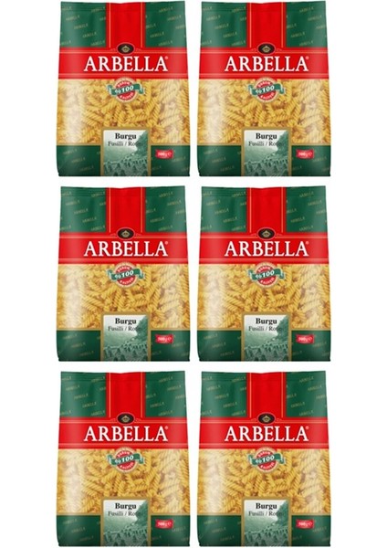 Burgu Makarna 500 gr x 6 Adet