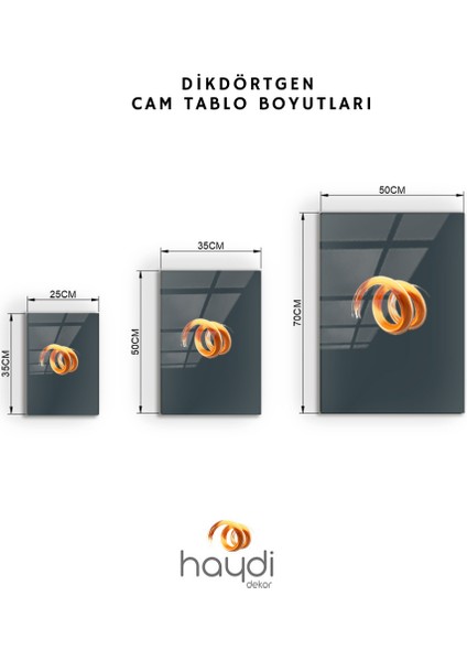 Modern Sanatsal Akımlar Heykel Detaylı Cam Tablo