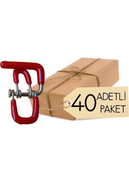 Okul Çanta Askısı 40 Adet Öğrenci Masa Yaylı Askısı Organizer Düzenleyici