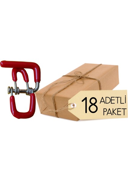 Okul Çanta Askısı 18 Adet Öğrenci Masa Yaylı Askısı Organizer Düzenleyici