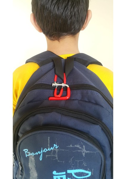 Okul Çanta Askısı 18 Adet Öğrenci Masa Yaylı Askısı Organizer Düzenleyici modelleri