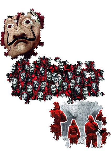 La Casa De Papel 3’lü Puzzle Seti (Clementoni)