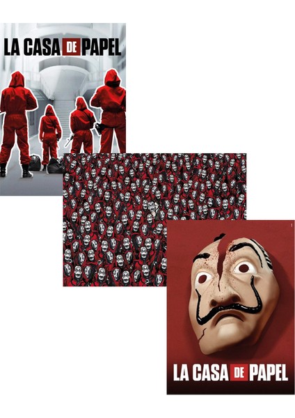 La Casa De Papel 3’lü Puzzle Seti (Clementoni)