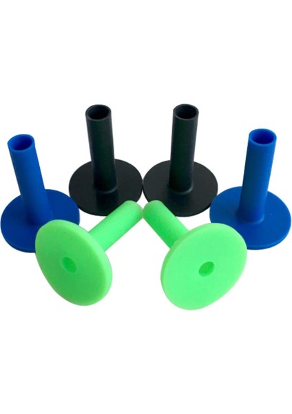 6 Kauçuk Golf Sürüş Menzili Tees Yeniden Kullanılabilir Golf Aksesuarları Dia. 55 x 75 mm. (Yurt Dışından) fırsatları