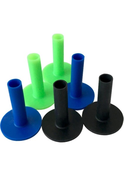 6 Kauçuk Golf Sürüş Menzili Tees Yeniden Kullanılabilir Golf Aksesuarları Dia. 55 x 75 mm. (Yurt Dışından) indirimleri