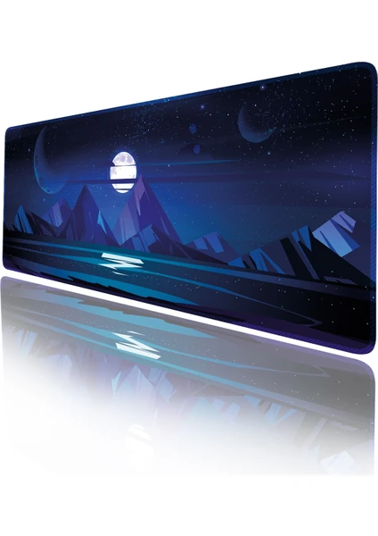 Mouse Pad Büyük Boy Gaming Oyuncu Xl 70X30 cm Moonlıght