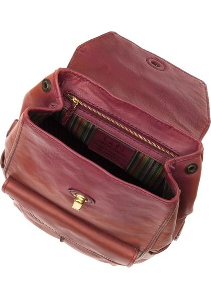 Sırta Mor Soft Deri Kadın Sırt Çantası 01 23 Sırta fırsatları