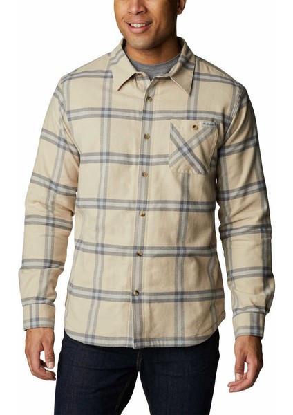 Cornell Woods Fleece Lined Flannel Erkek Uzun Kollu Gömlek