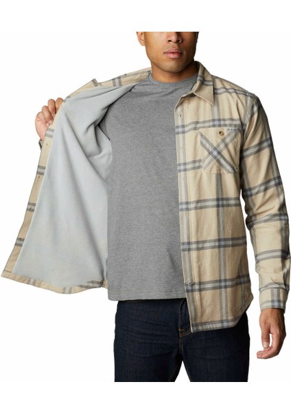Cornell Woods Fleece Lined Flannel Erkek Uzun Kollu Gömlek