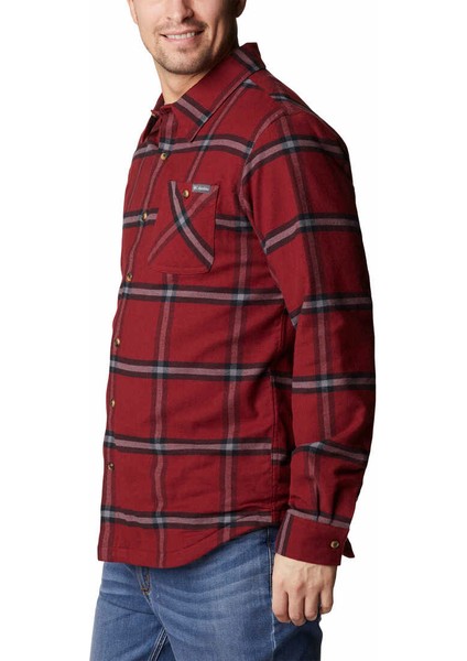 Cornell Woods Fleece Lined Flannel Erkek Uzun Kollu Gömlek