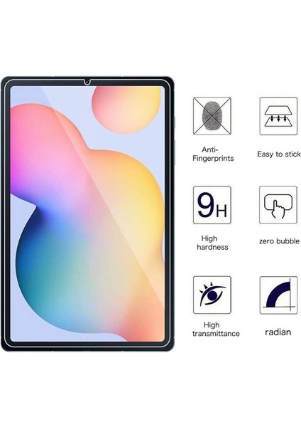 Samsung Galaxy Tab S6 Lite SM-P610/P615/P617 Lte 10.4 Inç Ekran Koruyucu 9h Kırılmaz Cam ( Temperli Cam)