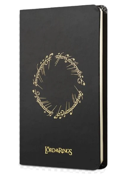 Lotr Sert Kapak Mini Defter Siyah