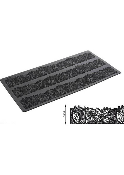 Silikon Dantel Şablon(Yaprak)