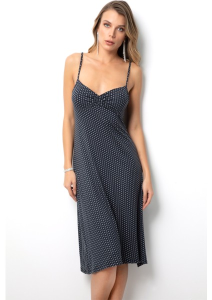 Ayarlanabilir Askılı Puantiyeli Penye Gecelik fırsatları