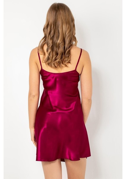 Ince Askılı Mini Saten Gecelik fırsatları