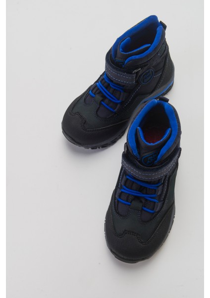 Erkek Çocuk Lacivert Hakiki Deri Trekking Çocuk Bot modelleri