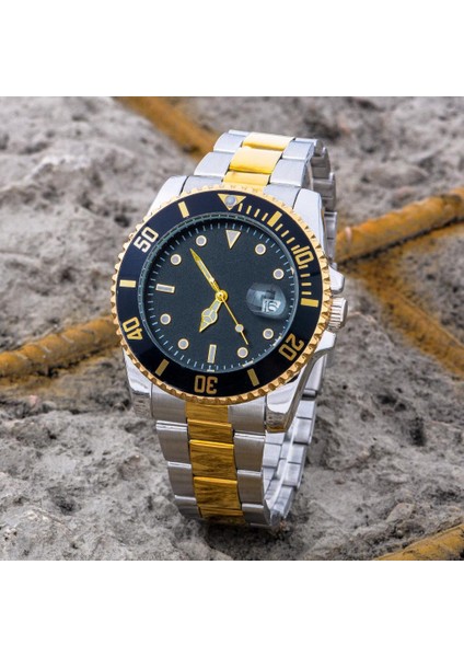 Erkek Kol Saati Takvimli Çelik Kordon Yeni Sezon Çelik Kasa ST-304245 modelleri