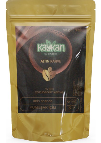 Çözünebilir Altın Kahve 50 gr