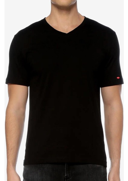 59521 Erkek Siyah T-Shırt