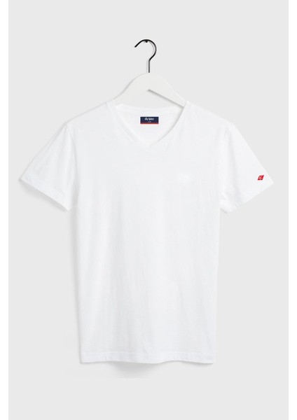 59521 Erkek Beyaz T-Shırt modelleri