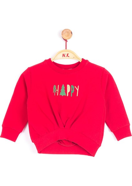 NM33607 Kız Bebek Happy Sweat