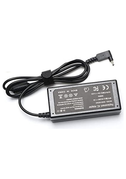 Acer Swift 1 SF114-31 , Swift 3 SF314-51 Uyumlu Muadil Ürün 2 Yıl Ithalatçı Firma Garantili Laptop Notebook Adaptör Şarj 2.37 Ile Uyumlu 19 Volt 3.42 Amper 3.0mm 1.1mm