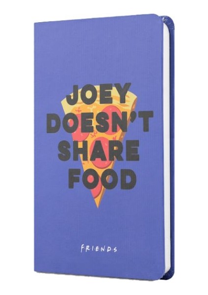 Friends Sert Kapak Lastikli Lastikli Mini Defter Joe Mor