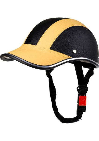 Beyzbol Bisiklet Anti-Uv Güvenli Şapka Vizor Sarı (Yurt Dışından)