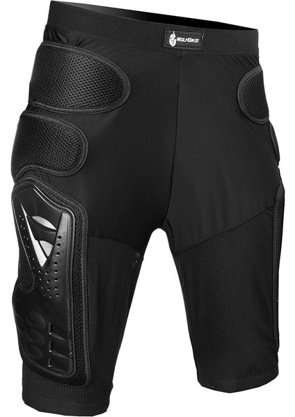 Motosiklet Motokros Kayak Yastıklı Kalça Koruyucu Pantolon Şort Pateni XL (Yurt Dışından)