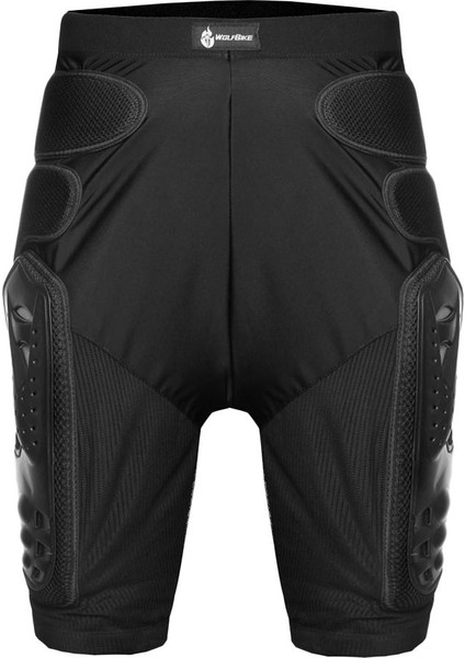 Motosiklet Motokros Kayak Yastıklı Kalça Koruyucu Pantolon Şort Pateni XL (Yurt Dışından) fiyatları