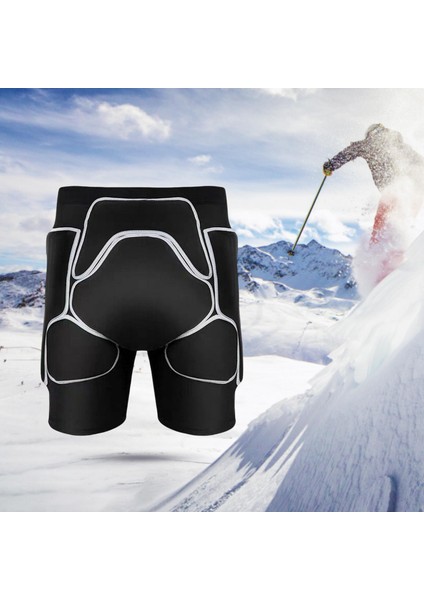 PZ Home Yastıklı Şort Snowboard Pantolon Koruma Kalça Paten Koruyucu Dişli Bisiklet 86 cm. (Yurt Dışından)