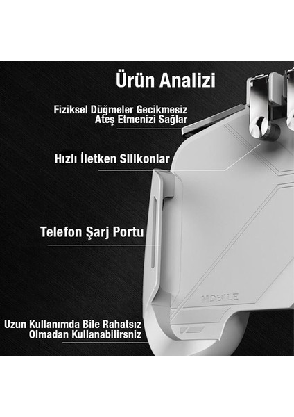 L1-R1 Telefon Oyun Kolu, 4-6.5inch Telefon Uym Pubg, Call Of Duty Oyun Kolu, Gamer Tetik