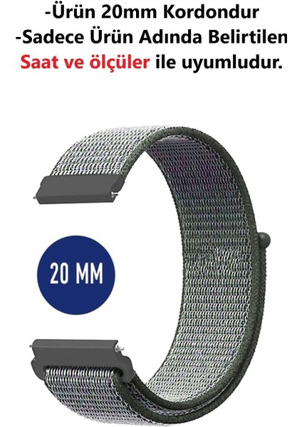 Amazfit Gtr 42mm| Gts | Gts 2 | Gts 2e | Gts 2 Mini | Bip U Pro | Bip 3 Uyumlu Kordon