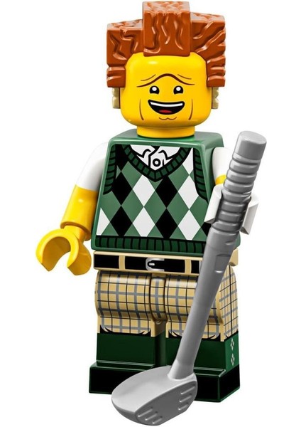 Minifigures 71023 Movie 2 Series : 12.gone Golfin' President Business