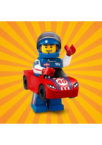 Minifigures 71021 Series 18: 13.race Car Guy