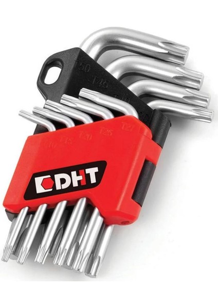 D04241009 Dht 9'Lu Torx Allen Anahtar Set