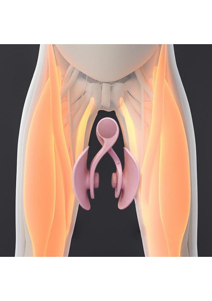 Kalça Eğitmeni Toner Ev Spor Salonu Ekipmanı Alanı Egzersiz Uniseks Pembe (Yurt Dışından)