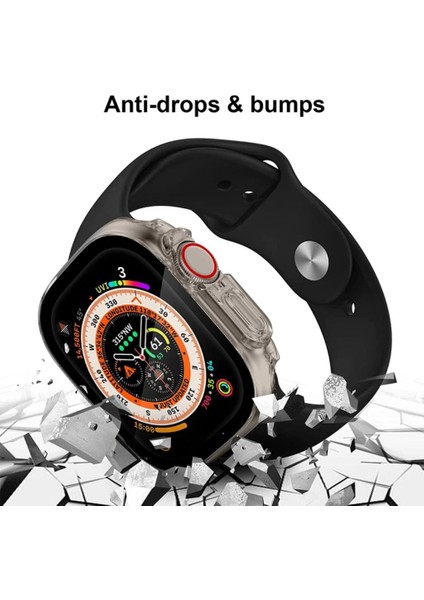 Apple Watch Ultra 49MM Kılıf Kasa ve Ekran Koruyucu 360 Tam Koruma